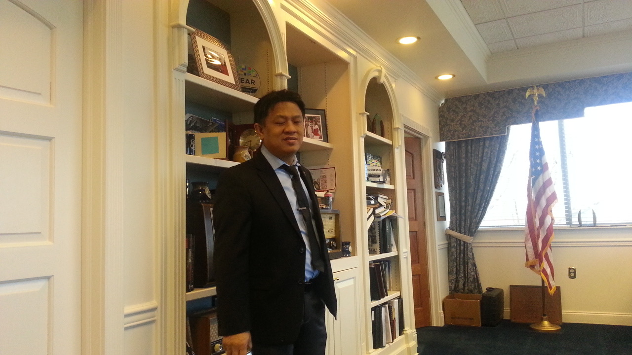 In the County Executive's office